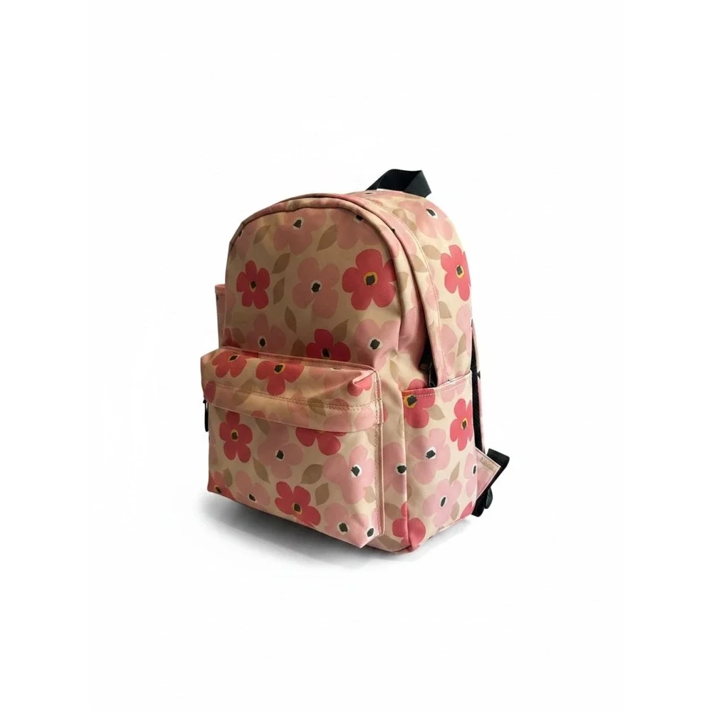 Urban Infant Packie Backpack Small Pink Floral Art Folder Pocket Preschool